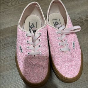 Pink sparkly vans